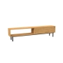 Szafka RTV-83 Drewno Lite Dąb Loft Lakier Rozmiary od 100 cm do 200 cm PREMIUM